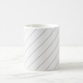 Streifenmuster mit weißem Hintergrund Kaffeetasse (Mittel)