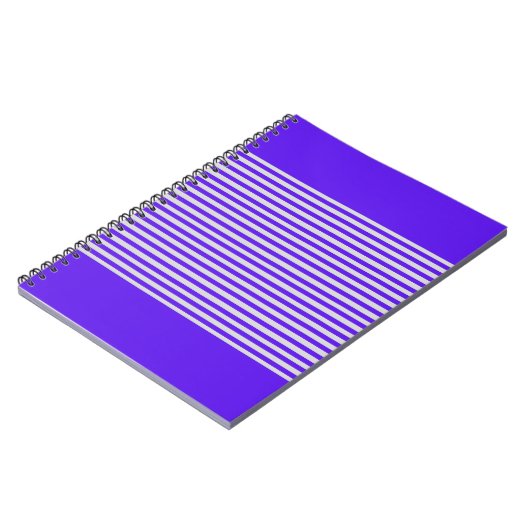 Streifenmuster | Moderne Farben Notizblock (Linke Seite)