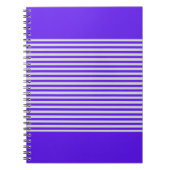 Streifenmuster | Moderne Farben Notizblock (Vorderseite)
