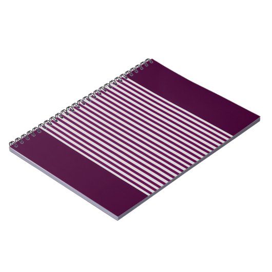 Streifenmuster | Moderne Farben Notizblock (Linke Seite)