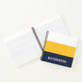 Streifenmuster Notizblock (Innenseite)