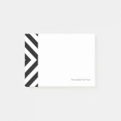 Streifenmuster Post-it Klebezettel (Vorderseite)