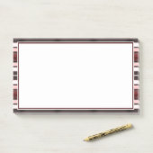 Streifenmuster Post-it Klebezettel (Auf Schreibtisch)