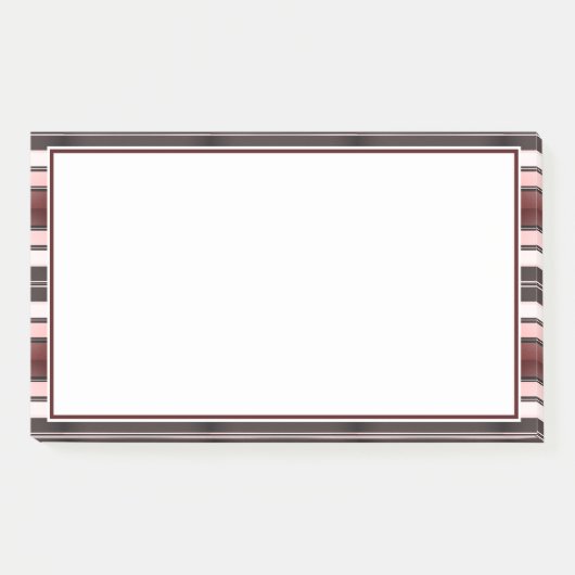 Streifenmuster Post-it Klebezettel (Vorderseite)