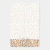 Streifenmuster Post-it Klebezettel (Vorderseite)