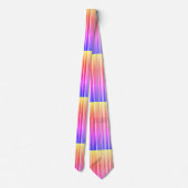 Streifenmuster regenbogenfarben krawatte (Rückseite)