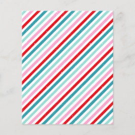 Streifenmuster Rosa grünes Bücherbuch