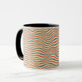 Streifenmuster Tasse (Vorderseite Links)