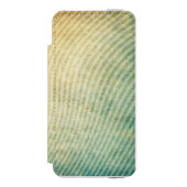 Streifenmusterhintergrund Incipio iPhone Geldbeutel-Hülle (Folio Vorderseite)