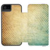 Streifenmusterhintergrund Incipio iPhone Geldbeutel-Hülle (Folio Geöffnet)