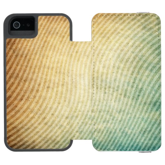 Streifenmusterhintergrund Incipio iPhone Geldbeutel-Hülle (Folio Geöffnet)