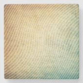 Streifenmusterhintergrund Steinuntersetzer (Vorderseite)