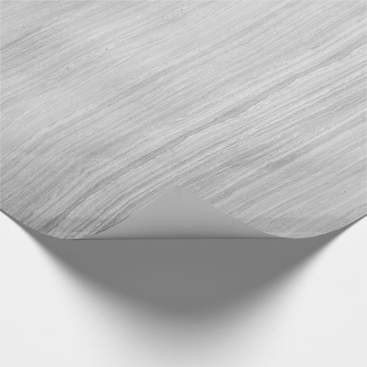 Streifenpapier aus grauem Granit Geschenkpapier (Ecke)