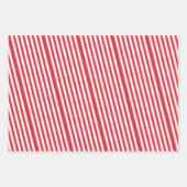 Streifenpapier Blätter Valentine Stripe Herzen Xo (Vorderseite)