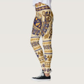 Streifenpapier Leggings (Links)