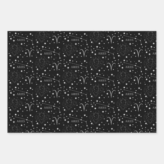 Streifenpapier Set 3 Geschenkpapier Set (Vorderseite)