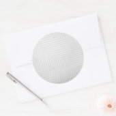 Streifenpapierhintergrund Runder Aufkleber (Umschlag)