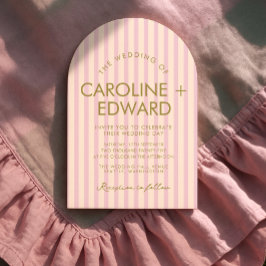 Streifenpflasterei Einladung