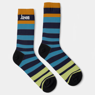 Streifensocken für Papa Crewsocken Socken