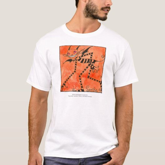 "Streifensprite-" Kleid T-Shirt (Vorderseite)