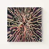 Streifenstruktur Notizblock (Rückseite)