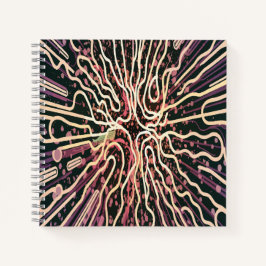 Streifenstruktur Notizblock