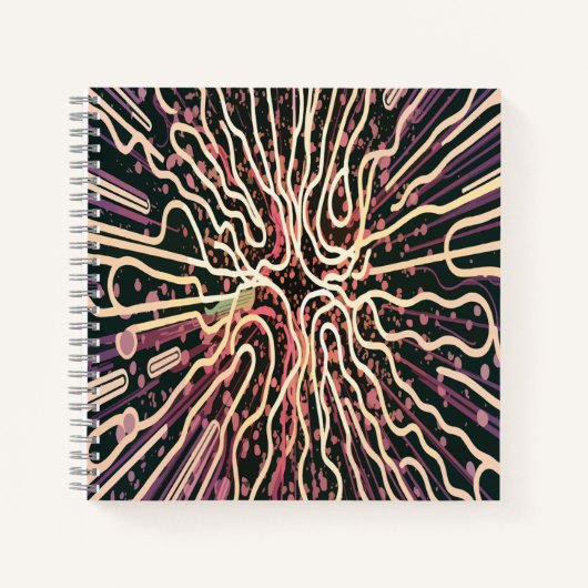 Streifenstruktur Notizblock (Vorderseite)