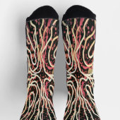 Streifenstruktur Socken (Oben)