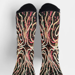 Streifenstruktur Socken