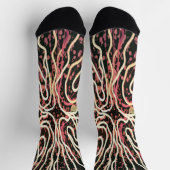 Streifenstruktur Socken (Oben)