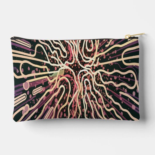 Streifenstruktur Zubehörtasche (Rückseite)