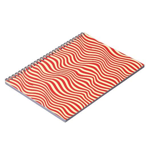 Streifenuntergrund Notizblock (Linke Seite)