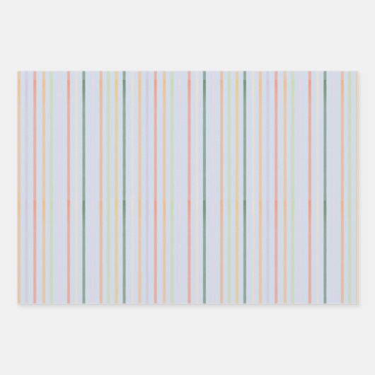 Streifenverpackung Geschenkpapier Set (Vorderseite 2)