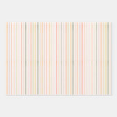 Streifenverpackung Geschenkpapier Set (Vorderseite)