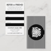 Streifenverweiskarte Empfehlungskarte (Vorne/Hinten)