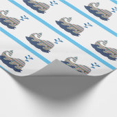 Streifenwal Geschenkpapier (Ecke)