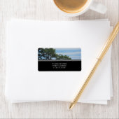 Streifenwolken-Adressetiketten Adressaufkleber (Insitu)