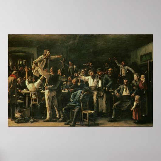 Streik, 1895 poster (Vorne)