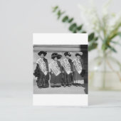 Streik der Damen Schneider, 1910 Postkarte (Stehend Vorderseite)