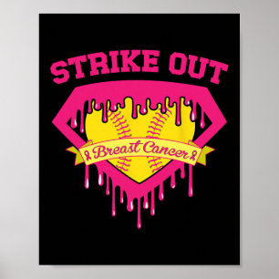 Streik gegen Brustkrebs Softll Brustkrebsbewusstse Poster