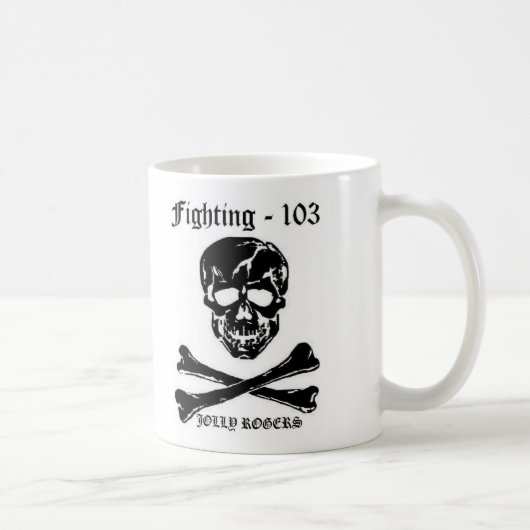 Streik/Kämpfer-Geschwader VFA-103 Kaffeetasse (Rechts)