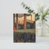 Streik Postkarte (Stehend Vorderseite)