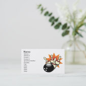 Streik Visitenkarte (Stehend Vorderseite)