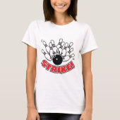 Streike - 10-Button-Bowling T-Shirt (Vorderseite)