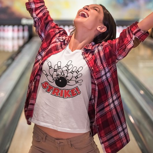 Streike - 10-Button-Bowling T-Shirt
