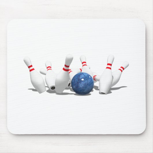 Streit! Bowling Ball & Buttone: Mousepad (Vorne)