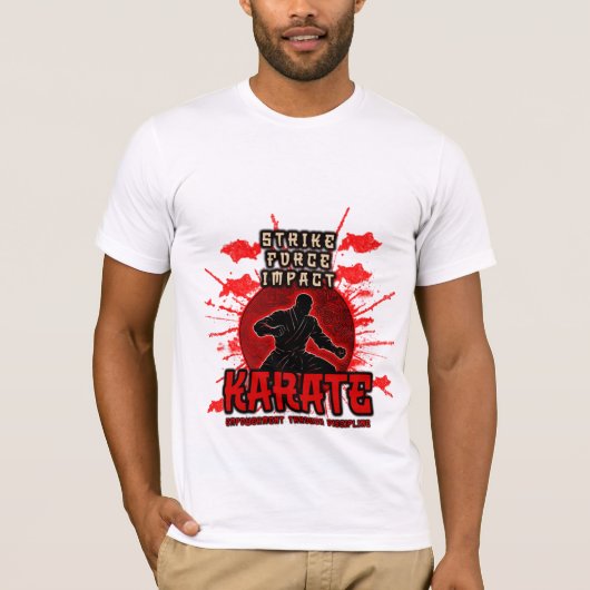 Streit. Macht. Auswirkungen. KARATE T-Shirt (Vorderseite)
