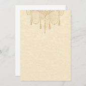 Streit um Gold Stationery Mitteilungskarte (Vorne/Hinten)