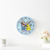 Streitereien oder Einsamkeit Runde Wanduhr (Zuhause)