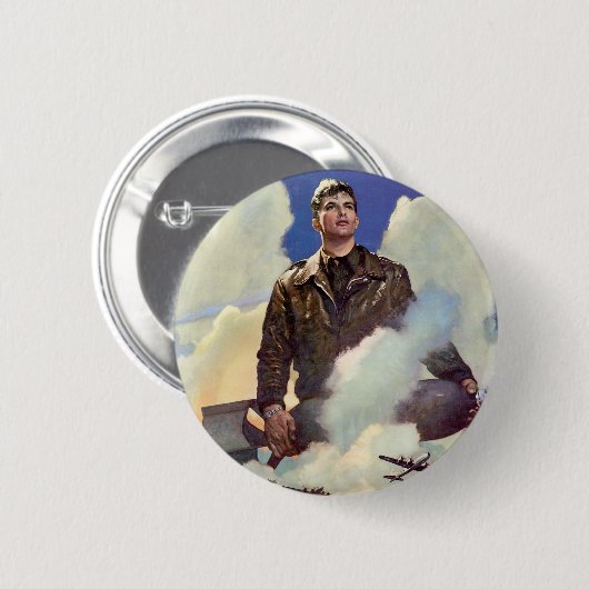 Streitkräfte Button (Vorne & Hinten)